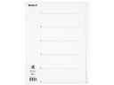 Biella Register A4 Karton 6-teilig mit Indexblatt