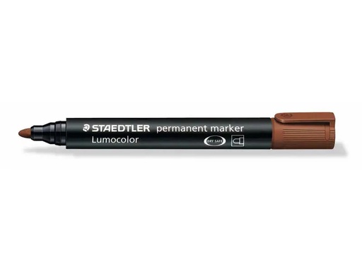 [90126773 914653] Staedtler Permanent-Marker Lumocolor 352 Braun, permanent
