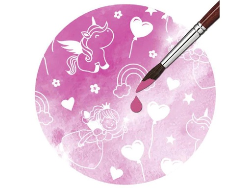 [90126868 1041484] URSUS Zauberpapier 250 g/m2 10 Blatt, Weiss, Einhorn