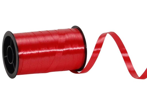 [90126913 1122394] Spyk Geschenkband Poly Glatt 7 mm x 20 m, Rot
