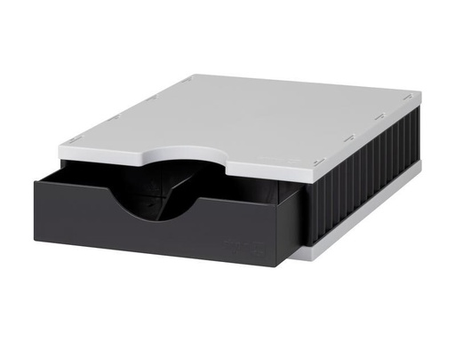 [90127056 1208579] Styro Schubladenbox Styrodoc Uno Schwarz/Grau
