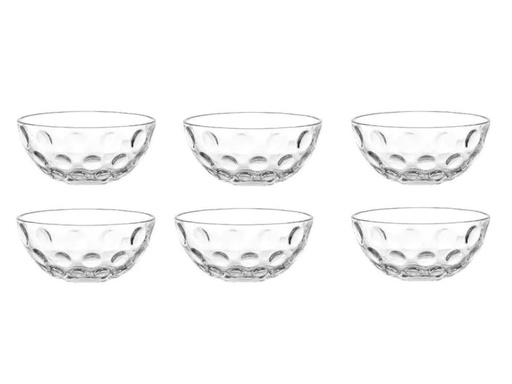 [90127083 880246] Leonardo Müslischale Cucina Optic 10 cm, 6 Stück, Transparent
