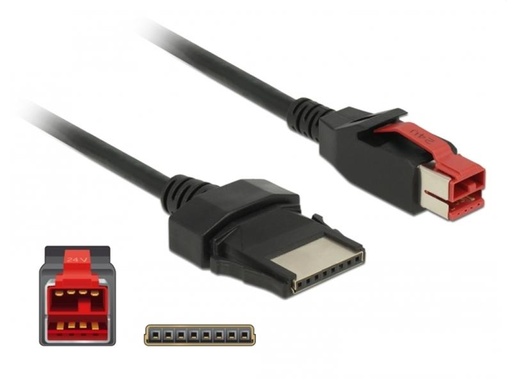 [90127121 811121] Delock USB 2.0-Kabel Powered USB 24Volt - 8Pin 5 m