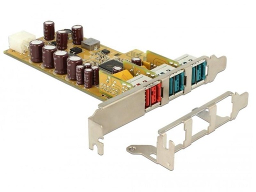 [90012705 810289] Delock PCI-Express-Karte 89655 PoweredUSB - 1 x 24 V + 2 x 12 V