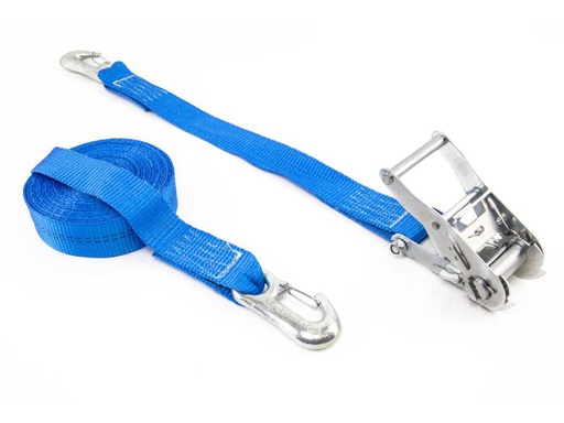 [90127290 896677] Zurrfix Zurrgurt 0.50 + 5.50 m mit Karabiner, 2000 daN