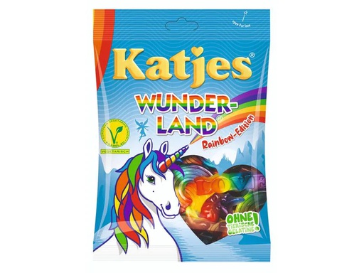 [90127322 1137250] Katjes Bonbons Wunderland Rainbow Edition 200 g