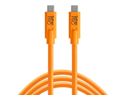 [90127335 987699] Tether Tools Kabel TetherPro USB-C / USB-C 3 Meter – orange