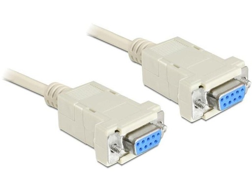 [90127339 181331] Delock Anschlusskabel RS-232 - RS-232 DB9 (f-f) Nullmodem 1.8 m