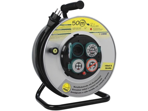 [90127515 240304] STEFFEN Kabelrolle PowerRoll FixCore 50 m GDv