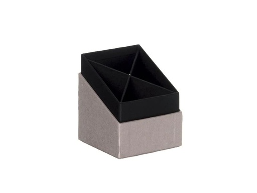 [90127525 1178432] Rössler Stiftehalter S.O.H.O. Taupe 8.6 x 10 x 8.6 cm