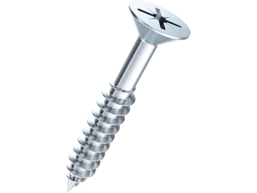 [90127531 850478] ferronorm Spanplattenschrauben 6 x 70 mm, 100 Stück