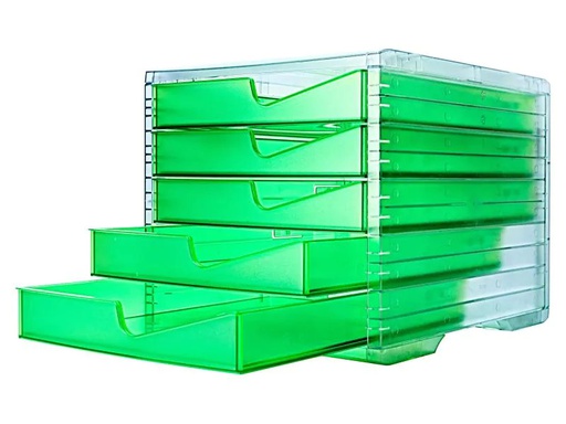 [90127577 830839] Styro Schubladenbox Swingbox NEONline Grün