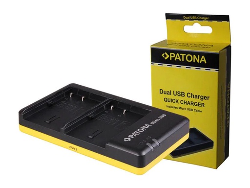 [90127591 414343] Patona Ladegerät Dual Olympus BLN1