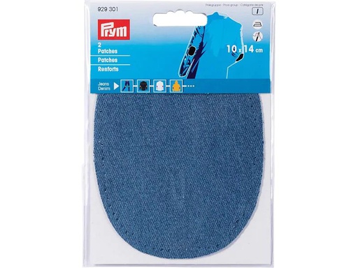 [90127671 1174967] Prym Applikation 10 x 14 cm Blau, 2 Stück
