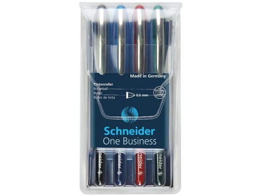 [90127721 551786] Schneider Rollerball One Business 4er Set