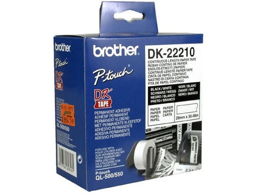 [90127774 13771] Brother Etikettenrolle DK-22210 Thermo Direct 29 mm x 30.48 m