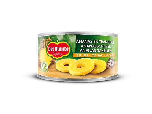 [90012758 725574] Del Monte Ananasscheiben natursüss 6 x 140 g
