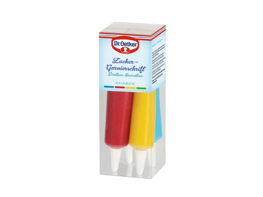 [90127999 562329] Dr.Oetker Lebensmittelfarbenstifte Rainbow Rot/Gelb/Grün/Blau