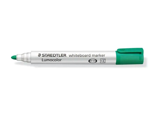 [90128000 914744] Staedtler Whiteboard-Marker Lumocolor 351 Grün, Rundspitze