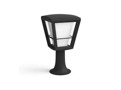 [90128033 842683] Philips Hue White &amp; Color Ambiance Econic Outdoor Sockelleuchte Schwarz