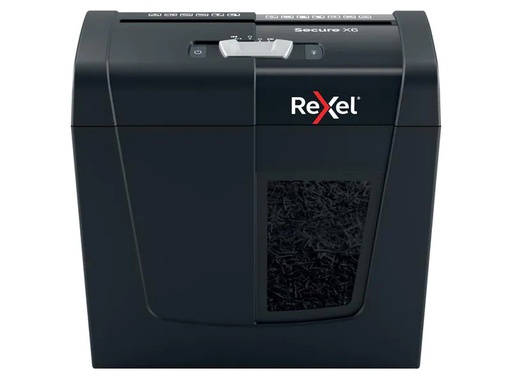 [90012783 1202631] Rexel Aktenvernichter Secure X6 P-4, 6 Seiten