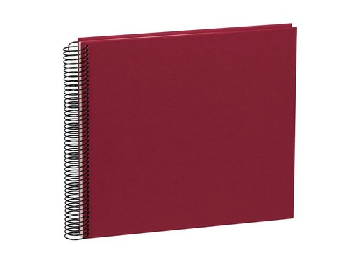 [90128098 1104211] Semikolon Fotoalbum 23 x 24.5 cm Bordeaux, 40 cremeweisse Seiten