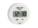 TFA Dostmann Timer Digital mit Stoppuhr, Weiss