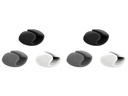 Delock Kabel-Clip 14 mm, 3x2 Stück, weiss, grau, schwarz