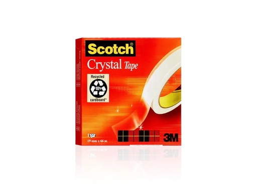 [90128239 1059651] Scotch Klebeband Crystal  19 mm x 66 m
