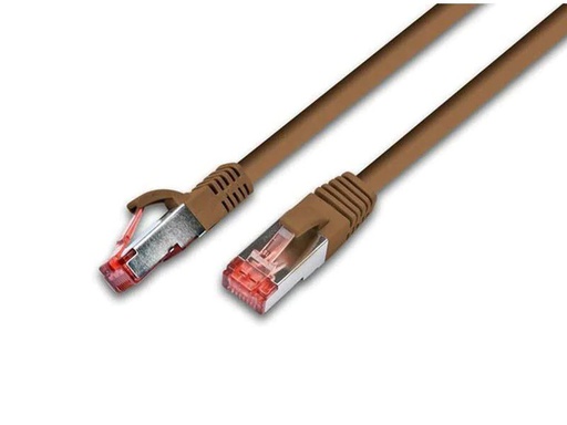[90128267 149925] Wirewin Patchkabel RJ-45 - RJ-45, Cat 6, S/FTP, 0.5 m, Braun
