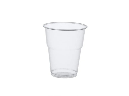 [90128375 553381] Papstar Einwegbecher Pure 300 ml 70 Stück, Transparent