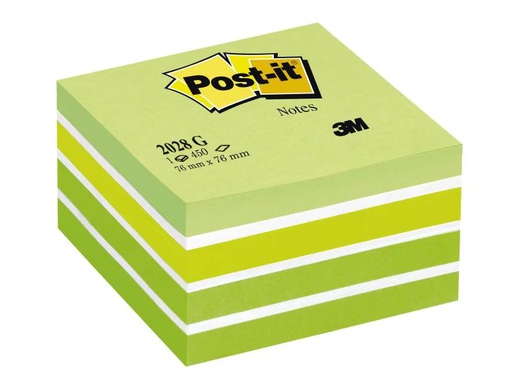 [90128377 126830] Post-it Notizzettel Post-it 7,6 x 7,6 cm Würfel Farbig