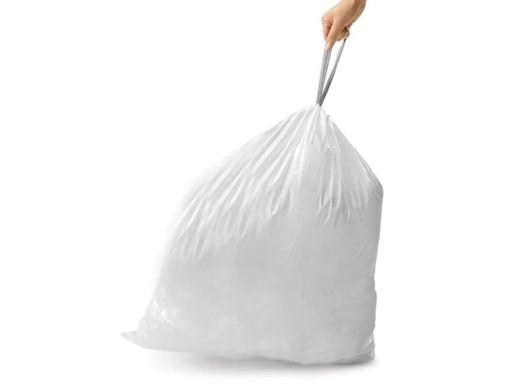[90128392 368639] Simplehuman Müllbeutel P 20 x 48 l für Sensorabfalleimer
