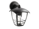 Philips myGarden Wandleuchte Creek, 53W, Schwarz, exkl. LM, hängend