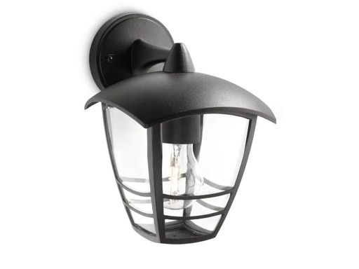 [90128397 241914] Philips myGarden Wandleuchte Creek, 53W, Schwarz, exkl. LM, hängend