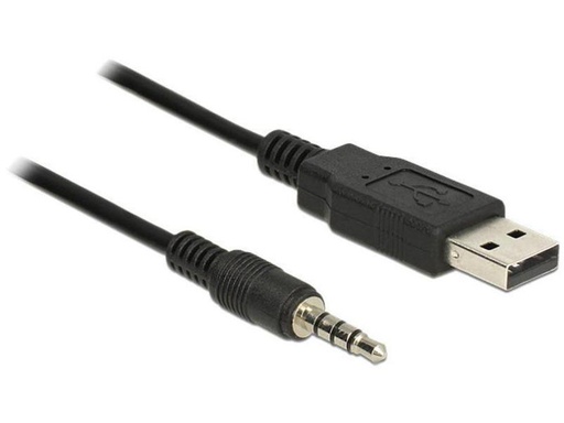 [90128430 377428] Delock USB 2.0-Kabel USB A TTL - 3.5 mm Klinke, 4Pin (3.3 V) 1.8 m