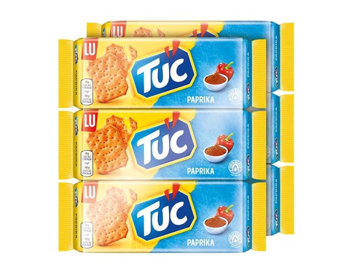 [90128528 1128869] LU TUC Paprika Cracker 6 x 100 g