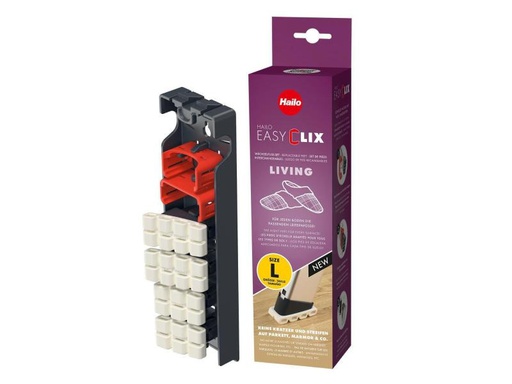 [90128583 754789] Hailo Wechsel-Fuss Set EasyClix Living L 0 Stufen