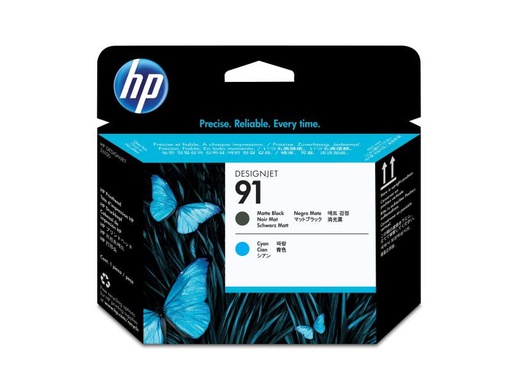 [90128668 887681] HP Druckkopf Nr. 91 (C9460A) Cyan/Matte Black
