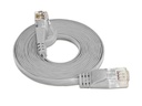 SLIM Slimpatchkabel RJ-45 - RJ-45, Cat 6, UTP, 7.5 m, Grau