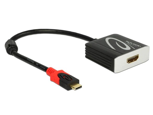 [90128765 756331] Delock Adapter USB-C - HDMI, 4K, 20 cm Schwarz