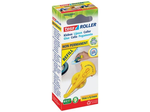 [90012860 266190] tesa Nachfüllkartusche ecoLogo Non Permanent für Kleberoller