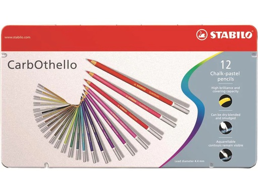 [90128857 1103454] STABILO Farbstifte CarbOthello, 12 Stück
