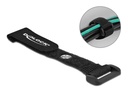 Delock Klettkabelbinder Schwarz 150 mm x 20 mm 5 Stück