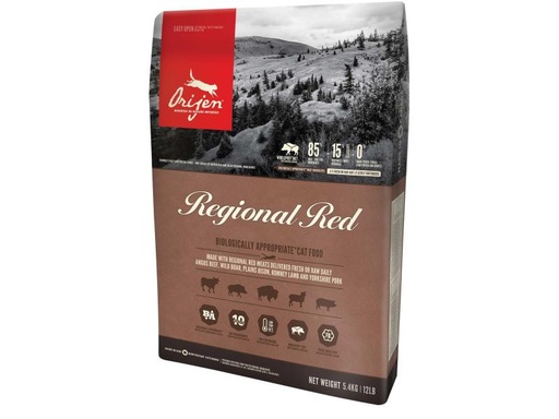 [90128886 1024561] Orijen Trockenfutter Cat Regional Red mit Rind, 5.4 kg