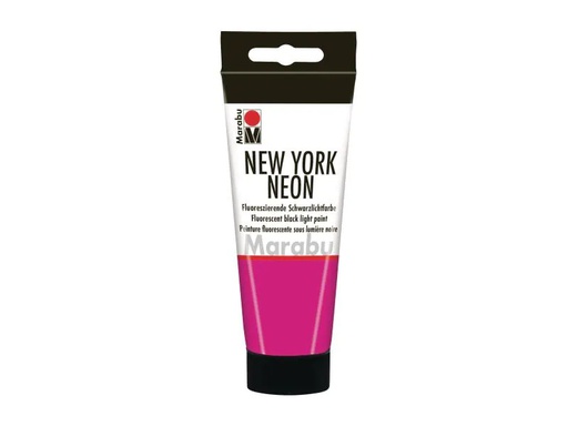 [90128923 728840] Marabu Schwarzlichtfarbe New York Neon 100 ml, Pink