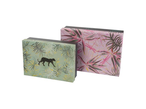[90128940 1041243] Goldbuch Geschenkbox Jungle Vibes 15.5 x 22 x 6.5 cm/18.5 x 26 x 7 cm