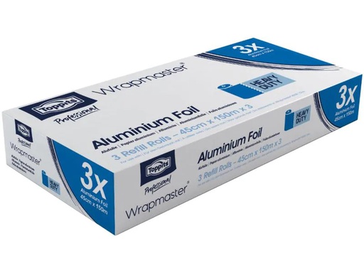 [90128948 1070954] Toppits Alufolie Wrapmaster extra stark 45 cm x 150 m