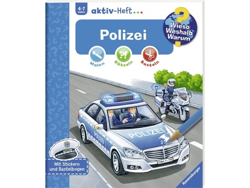 [90129012 1069551] Ravensburger Kinder-Sachbuch WWW Aktiv-Heft Polizei