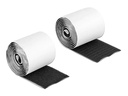 Delock Klettband-Rolle 1m x 50 mm Haft und Flauschband Schwarz